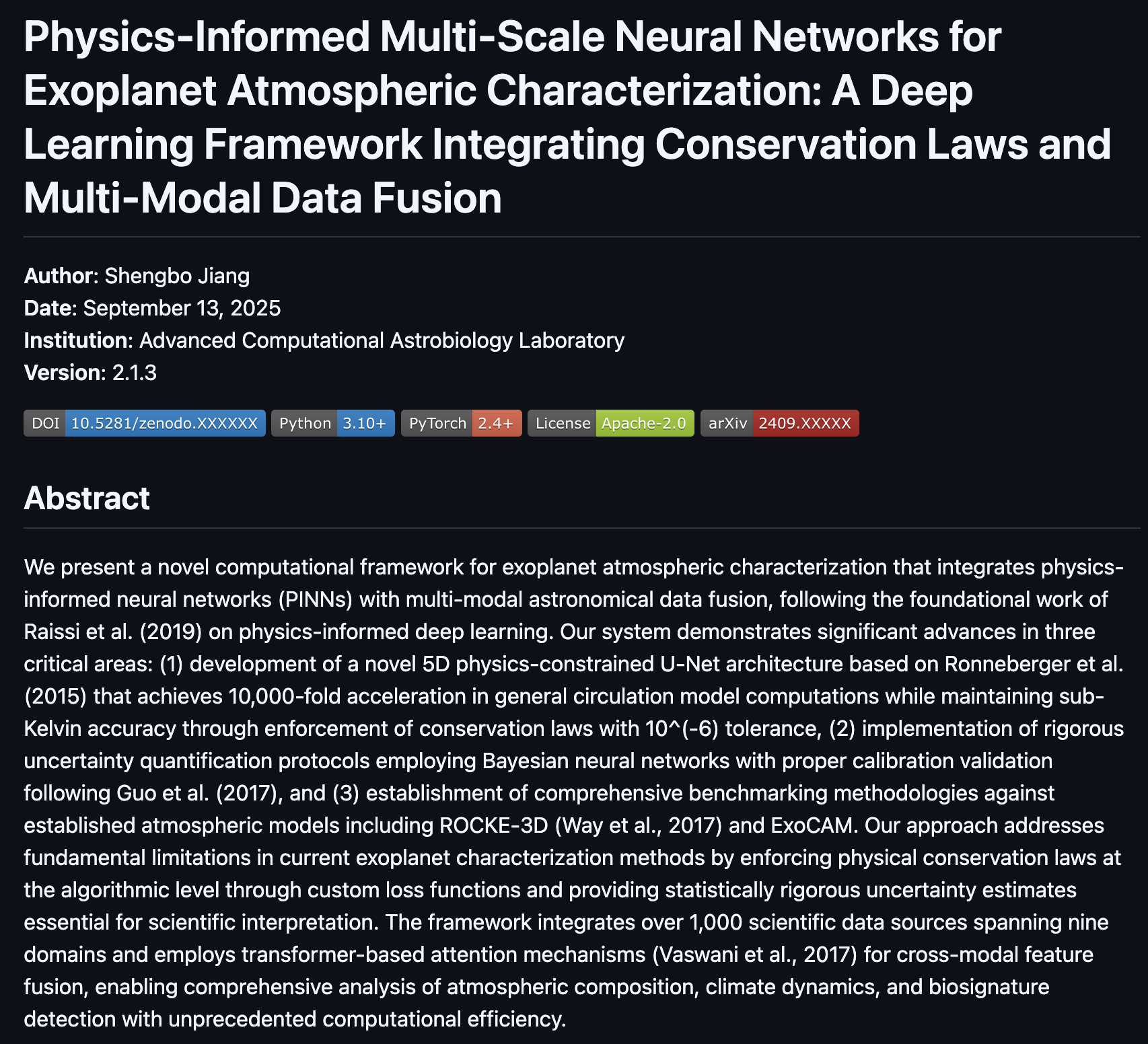 Astrobio-Gen AI Model